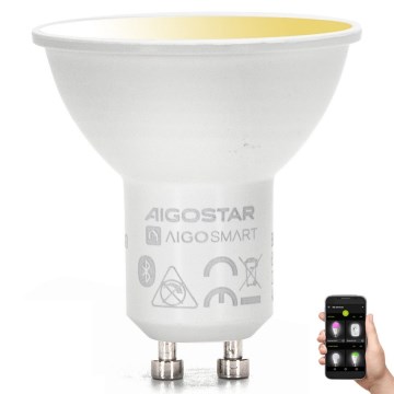 LED регулируема крушка GU10/6,5W/230V 2700-6500K - Aigostar