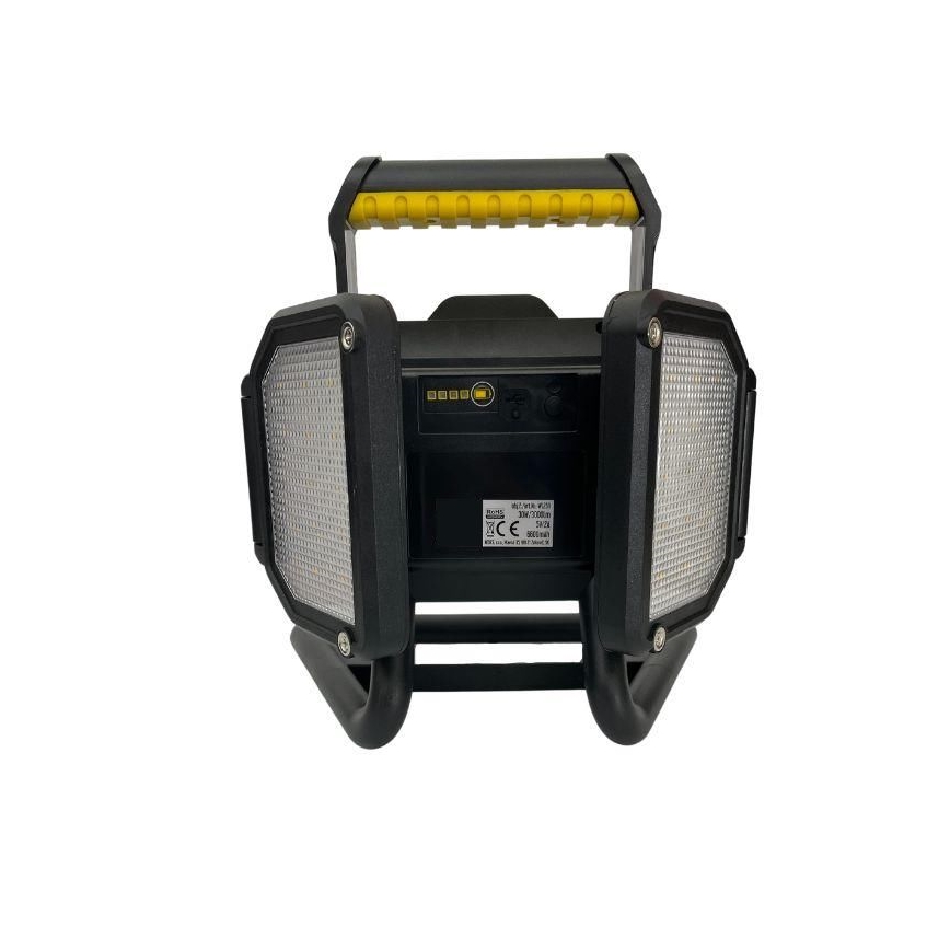 LED Регулируемо работно осветително тяло LED/50W/5V 12000 mAh IP54