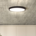 LED Регулируемо таванно осветително тяло ESTELA LED/36W/230V Ø30 см черно + дистанционно управление