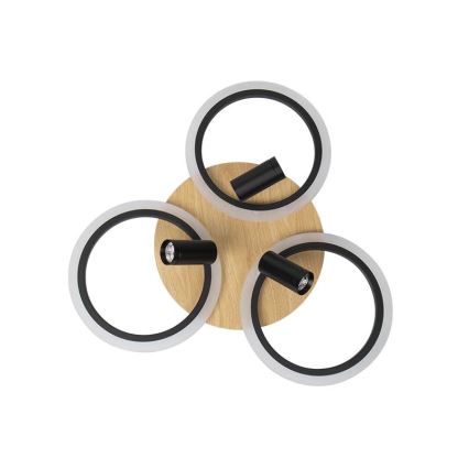 LED Регулируемо таванно осветително тяло LED/70W/230V 3000-6500K черно/кафяво + дистанционно управление