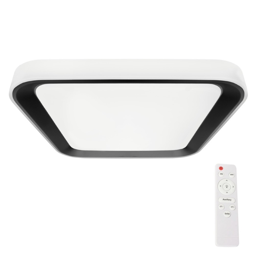 LED Регулируемо таванно осветително тяло QUADRO LED/38W/230V 3000-6000K бяло/черно + дистанционно управление