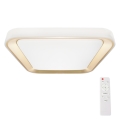 LED Регулируемо таванно осветително тяло QUADRO LED/38W/230V 3000-6000K бяло/златно + дистанционно управление