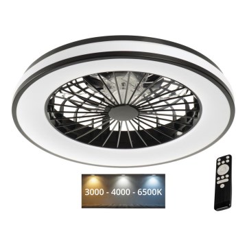 LED регулируемо таванно осветително тяло с вентилатор PLAVE LED/48W/230V 3000/4000/6500K + дистанционно управление