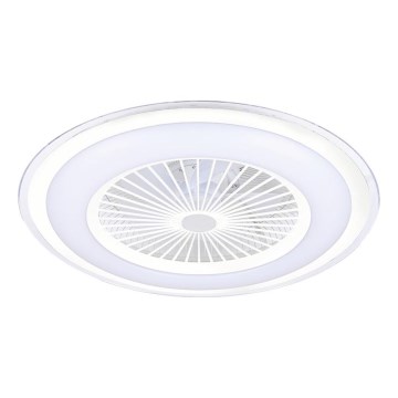 LED Регулируемо таванно осветително тяло с вентилатор ZONDA LED/48W/230V 3000-6000K бяло + дистанционно управление