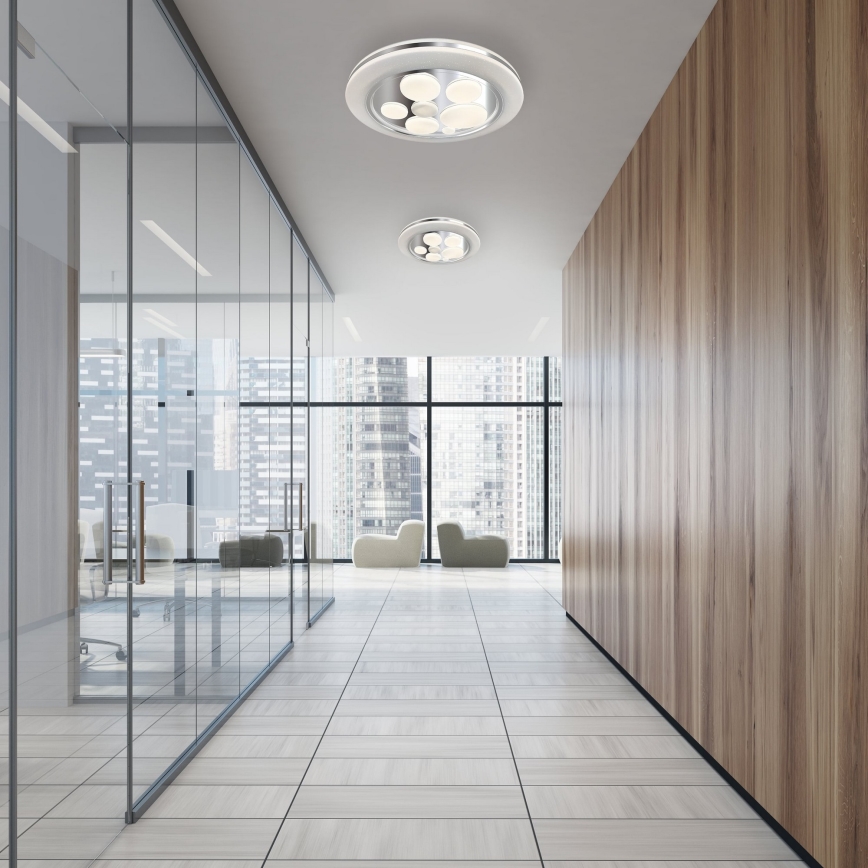 LED Регулируемо таванно осветително тяло BUBBLES LED/48W/230V + дистанционно управление