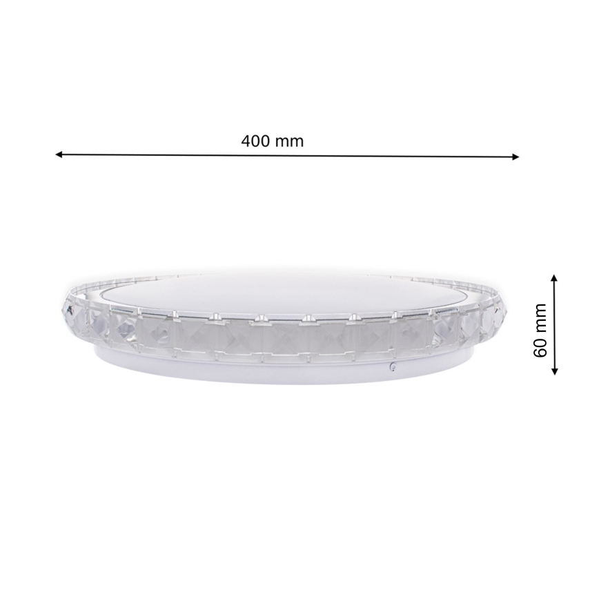 LED Регулируемо таванно осветително тяло LAYLA LED/26W/230V + дистанционно управление
