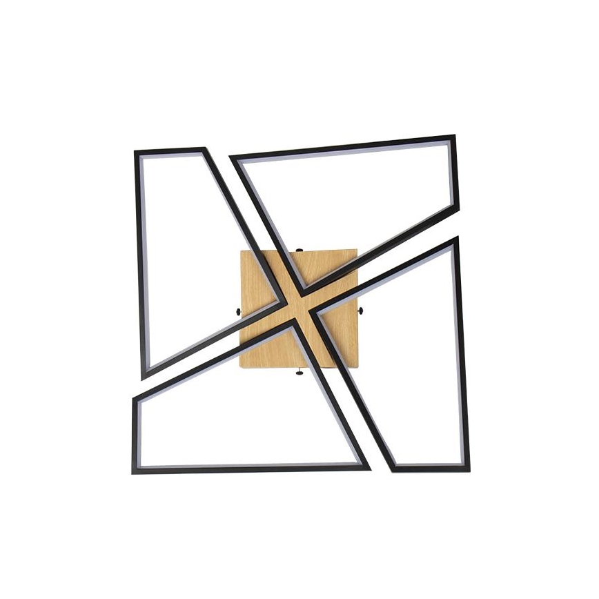 LED Регулируемо таванно осветително тяло LED/115W/230V 3000-6500K кафяво/черно + дистанционно управление