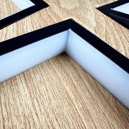 LED Регулируемо таванно осветително тяло LED/115W/230V 3000-6500K кафяво/черно + дистанционно управление