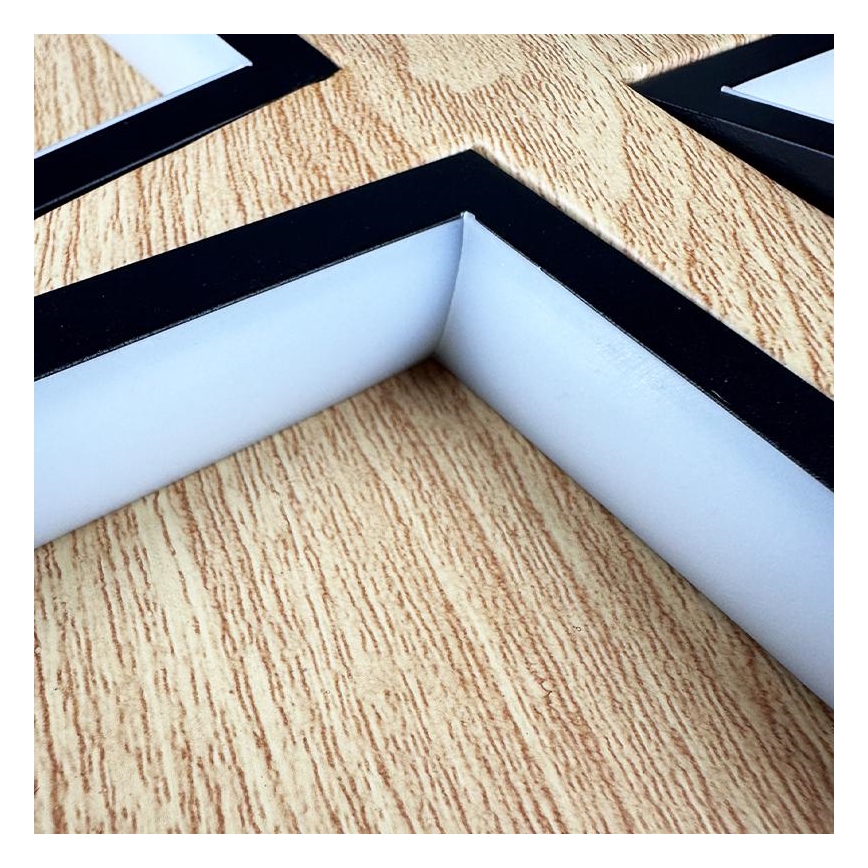 LED Регулируемо таванно осветително тяло LED/115W/230V 3000-6500K кафяво/черно + дистанционно управление