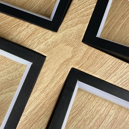 LED Регулируемо таванно осветително тяло LED/115W/230V 3000-6500K кафяво/черно + дистанционно управление