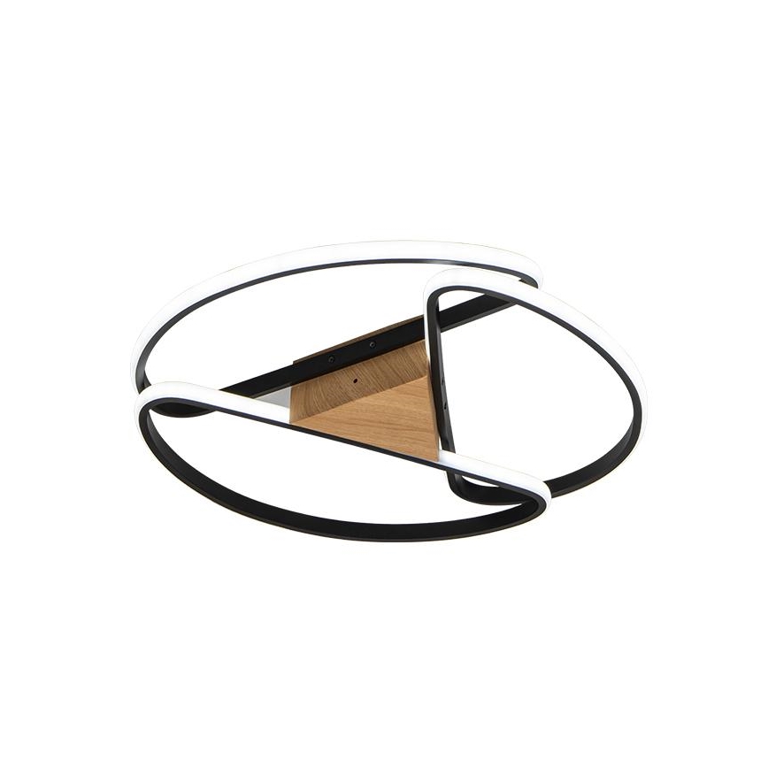 LED Регулируемо таванно осветително тяло LED/75W/230V 3000-6500K кафяво/черно + дистанционно управление