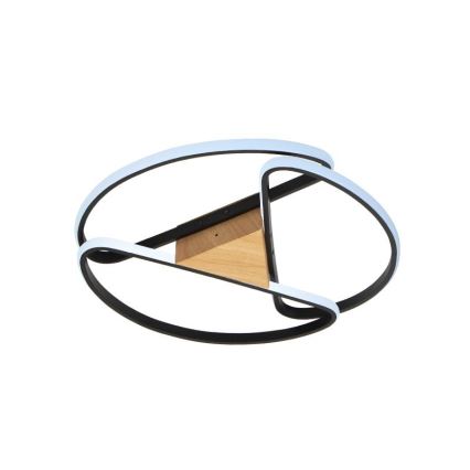 LED Регулируемо таванно осветително тяло LED/75W/230V 3000-6500K кафяво/черно + дистанционно управление