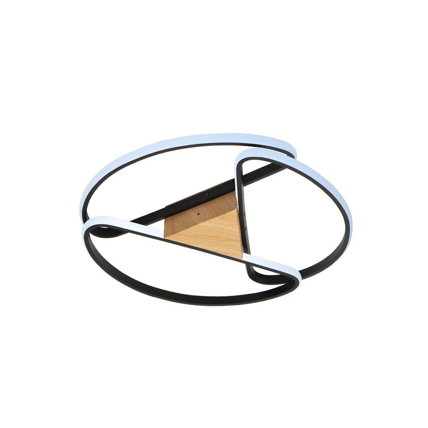 LED Регулируемо таванно осветително тяло LED/75W/230V 3000-6500K кафяво/черно + дистанционно управление