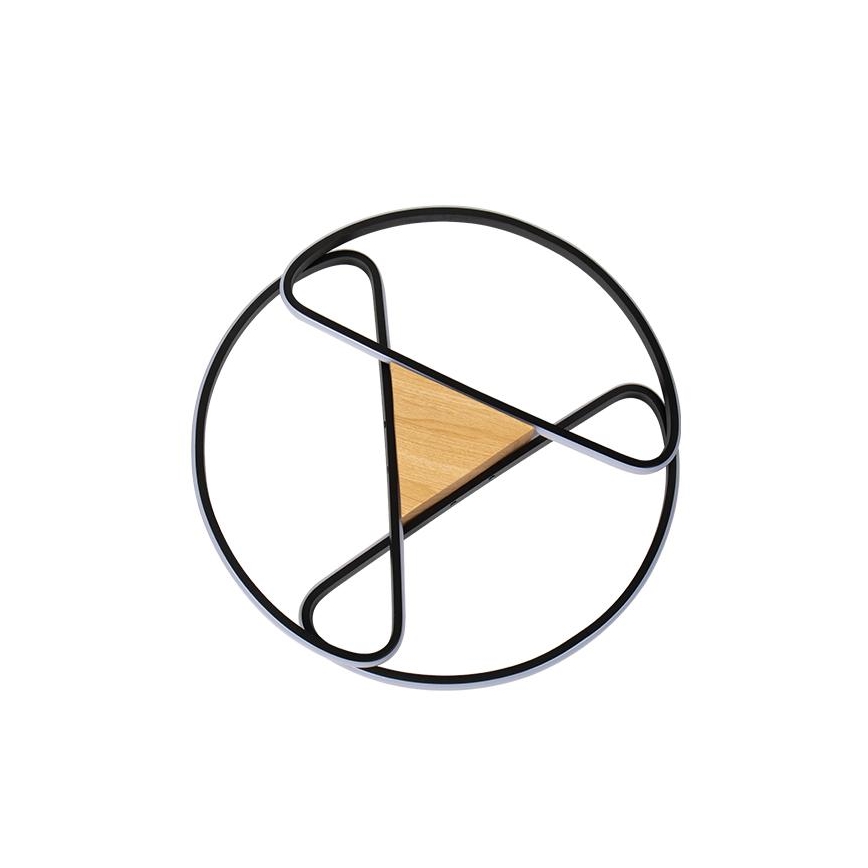 LED Регулируемо таванно осветително тяло LED/75W/230V 3000-6500K кафяво/черно + дистанционно управление