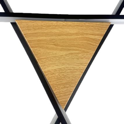 LED Регулируемо таванно осветително тяло LED/75W/230V 3000-6500K кафяво/черно + дистанционно управление