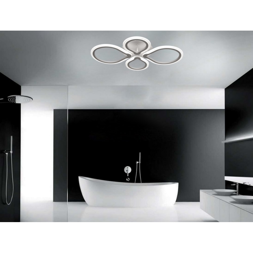 LED Регулируемо таванно осветително тяло TRIESTE 1xLED/52W/230V + дистанционно управление