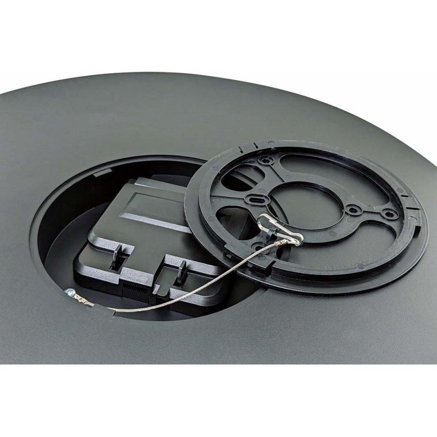 LED регулируемо таванно осветително тяло за баня VARIO LUMO LED/13/18W/230V 3000/4000/5700K Ø 36 см IP44 черно