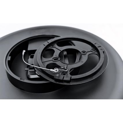 LED регулируемо таванно осветително тяло за баня VARIO NOVA LED/13/18W/230V 3000/4000/5700K Ø 36 см IP44 черно