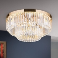 LED регулируемо кристално таванно осветително тяло PRISM LED/80W/230V диаметър 55 см 24K злато