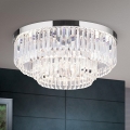 LED регулируемо кристално таванно осветително тяло PRISM LED/80W/230V диаметър 55 см, лъскав хром