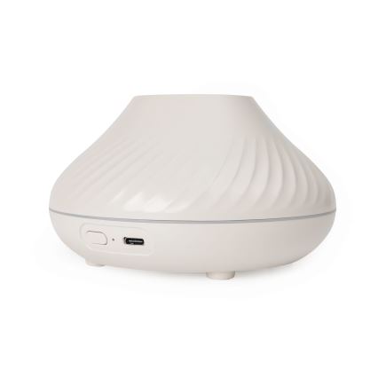 LED RGB Арома дифузер с имитация на пламък LED/6,5W/5V 130ml бял