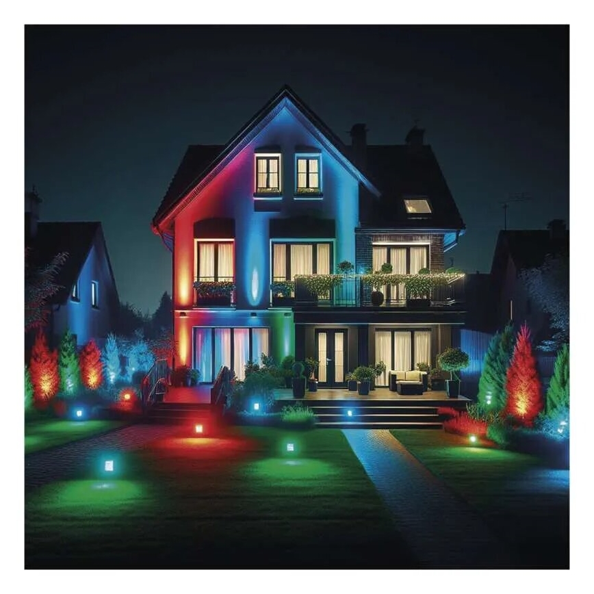 LED RGB+CCT Димируем прожектор GoSmart LED/20W/230V 3000-6500K IP65 Wi-Fi Tuya