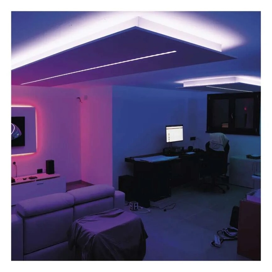 LED RGB+CCT Димируема лента GOSMART LED/11W/230V 2 m 2700-6500K IP44 Wi-Fi + дистанционно управление