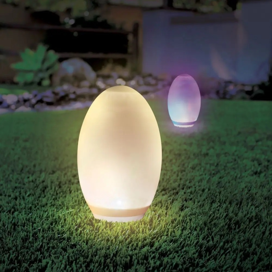 LED RGB Декоративен соларен лампа 0,2W/1xAA IP44 500 mAh