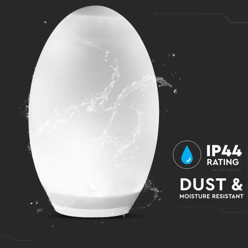 LED RGB Декоративен соларен лампа 0,2W/1xAA IP44 500 mAh
