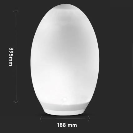 LED RGB Декоративен соларен лампа 0,2W/1xAA IP44 500 mAh