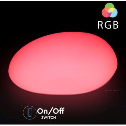 LED RGB Димируем екстериорен лампа LED/1W/5V 28 см IP67 1000 mAh + дистанционно управление