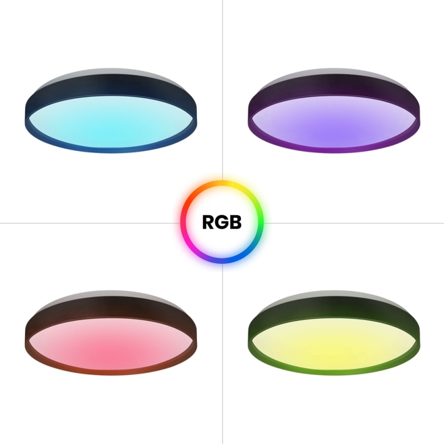 LED RGB Димируем плафон RINGO LED/36W/230V + дистанционно управление