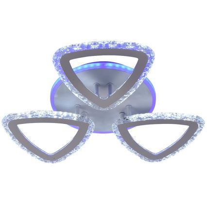 LED RGB Димируем полилей за повърхностен монтаж LED/45W/230V 3000-6500K + дистанционно управление