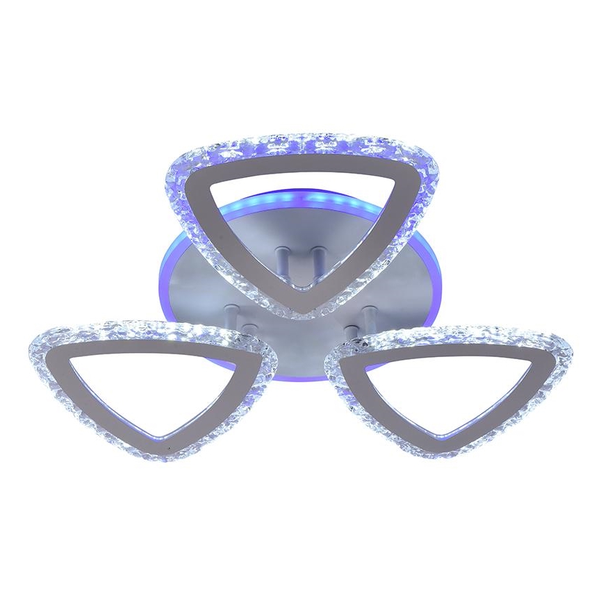 LED RGB Димируем полилей за повърхностен монтаж LED/45W/230V 3000-6500K + дистанционно управление
