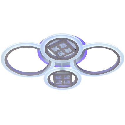 LED RGB Димируем полилей за повърхностен монтаж LED/50W/230V 3000-6500K + дистанционно управление