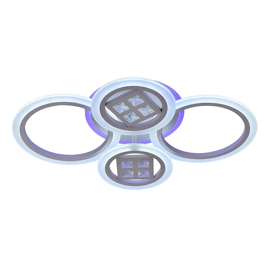 LED RGB Димируем полилей за повърхностен монтаж LED/50W/230V 3000-6500K + дистанционно управление