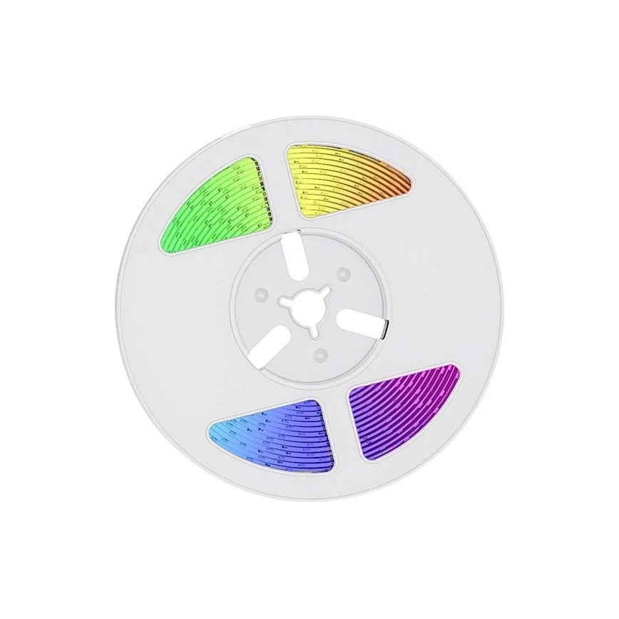 LED RGB Димируем соларен лента LED/1,2W/3,7V IP67 5 м + дистанционно управление