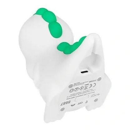 LED RGBW Димируема акумулаторна детски нощна лампа LED/2,5W/5V 3000K 1200 mAh динозавър