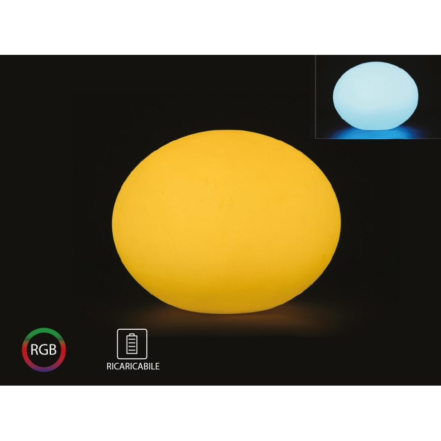 LED RGB Димируема екстериорна лампа LED/1W/230V 20cm IP67 + дистанционно