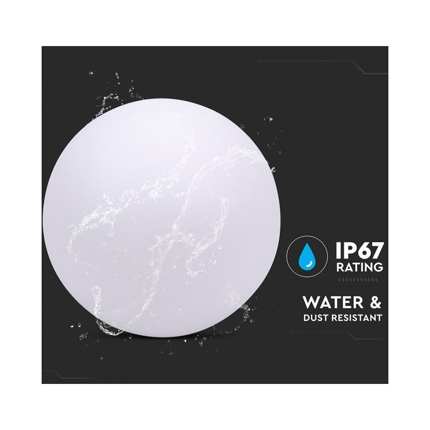 LED RGB Димируема екстериорна лампа LED/1W/230V 30cм IP67