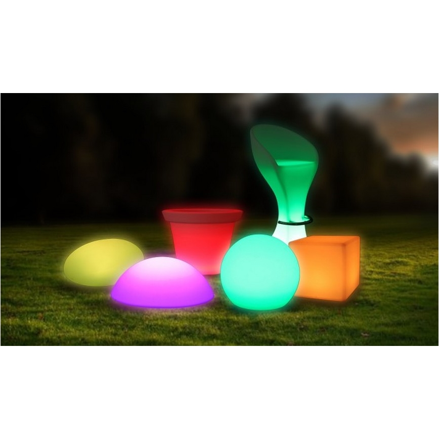 LED RGB Димируема екстериорна лампа LED/1W/230V 30cм IP67