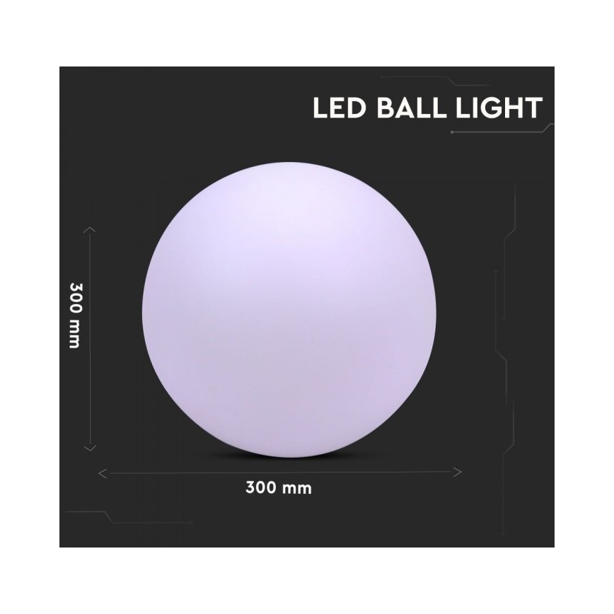 LED RGB Димируема екстериорна лампа LED/1W/230V 30cм IP67