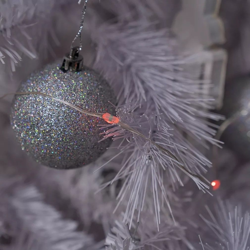 LED RGB димируема гирлянда 100xLED/29 функции 10,4m