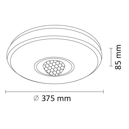 LED RGB Димируема лампа MAGIC DISCO LED/18W/230V + дистанционно