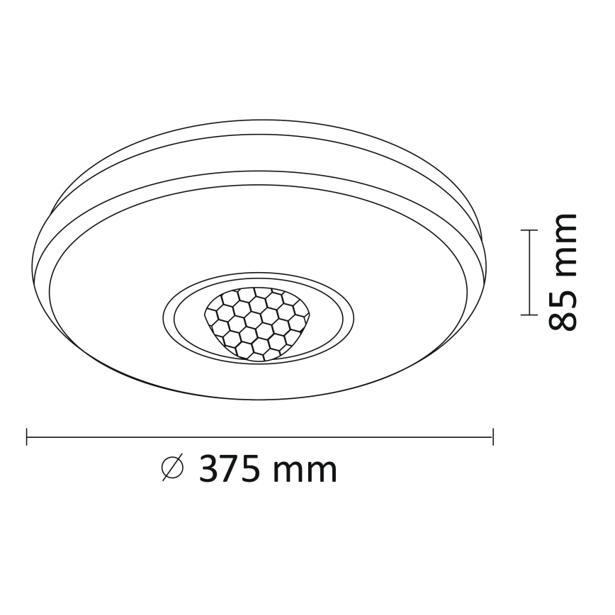 LED RGB Димируема лампа MAGIC DISCO LED/18W/230V + дистанционно