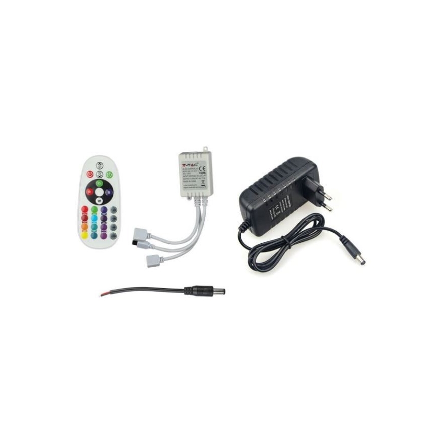 LED RGB Димируема лента 2x5м LED/4,8W/230V + д.у.