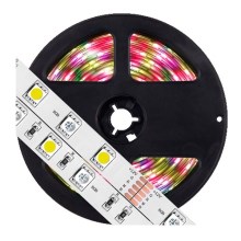 LED RGB Димируема лента 5м LED/14.4W/12V IP65