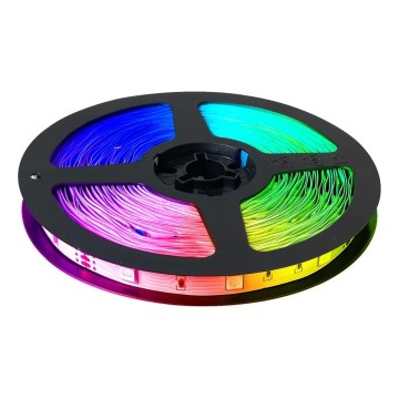LED RGB Димируема лента LED/12,5W/230V 5 м + дистанционно управление