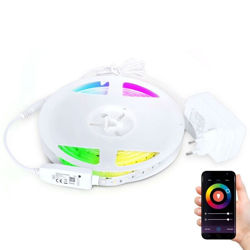 LED RGB Димируема лента LED/24W/230V 5м 3000-6000K Wi-Fi Tuya