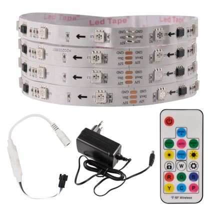 LED RGB Димируема лента MAGIC 2 м LED/12W/230V + д.у.